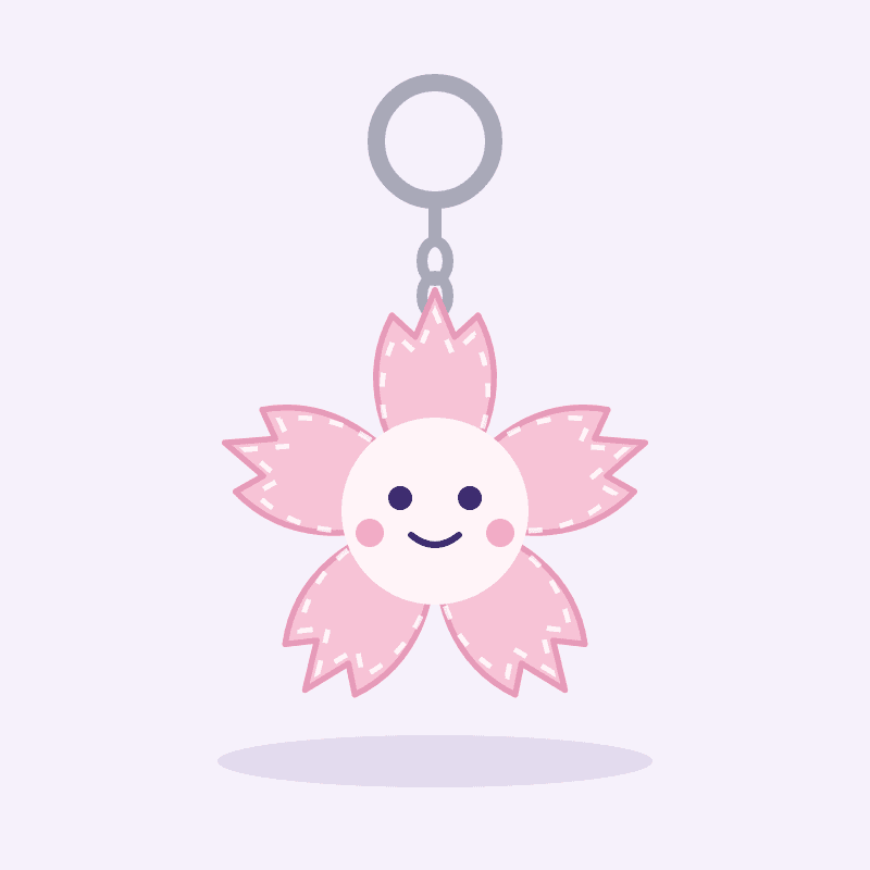 さくらちゃん ぬいぐるみキーホルダー
